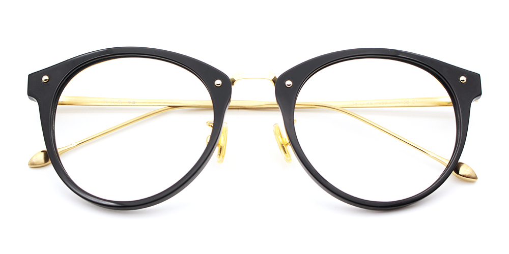 Mila Black Prescription Glasses Front