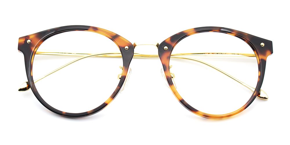 Mila Tortoise Prescription Glasses Front