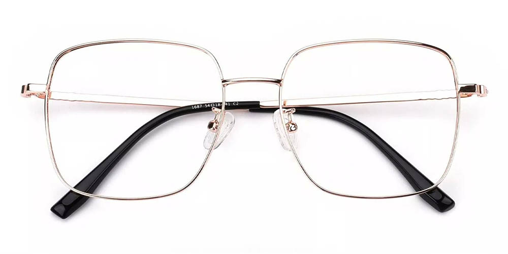 Boulder Gold Prescription Glasses Front