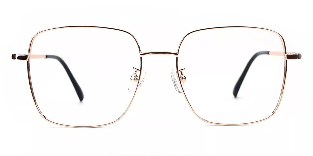 Boulder Gold Prescription Glasses Face