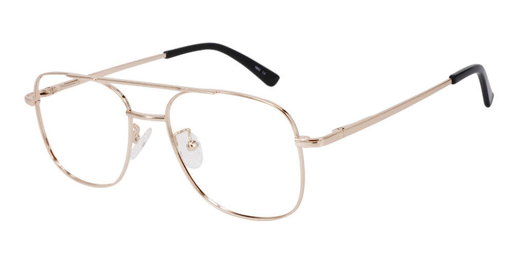 Cortland Gold Prescription Glasses Side
