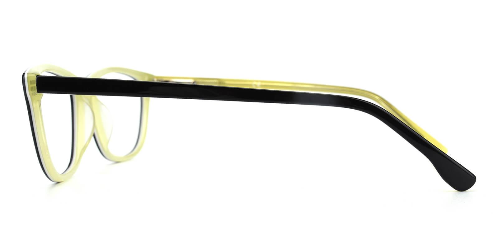 Harper Black & Yellow Presdcription Glasses Leg