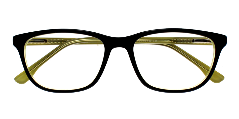 Escondido Yellow Prescription Glasses Front
