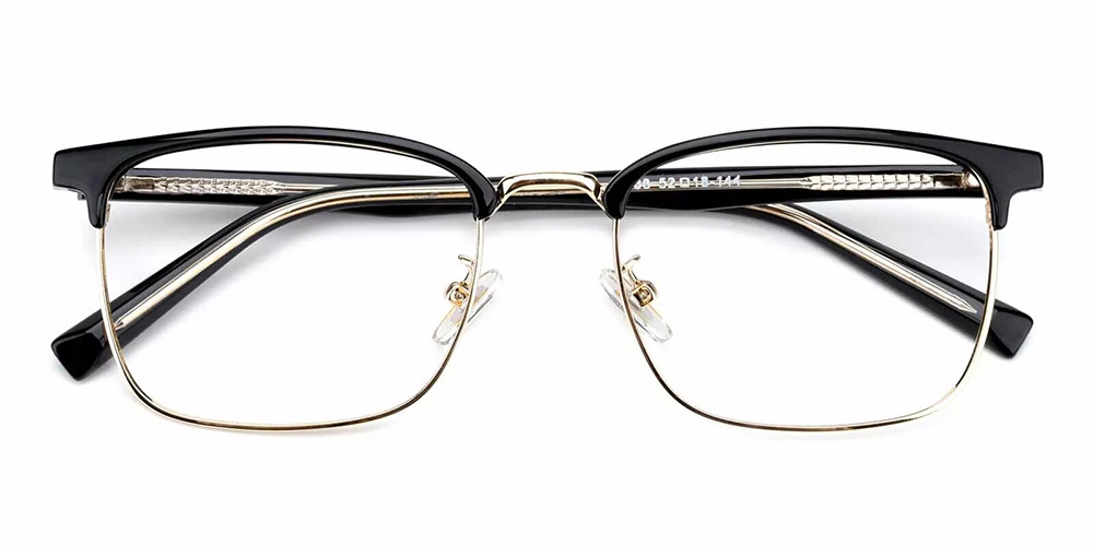 Brownsville Gold Prescription Glasses Front