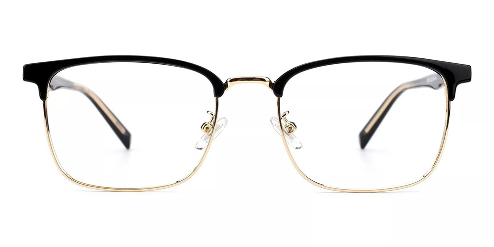 Brownsville Gold Prescription Glasses Face