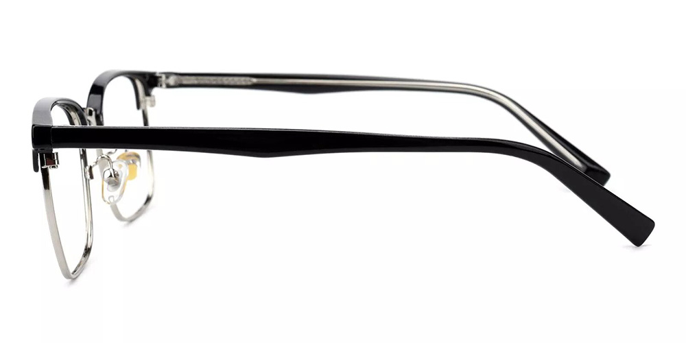 Brownsville Silver Prescription Glasses Leg