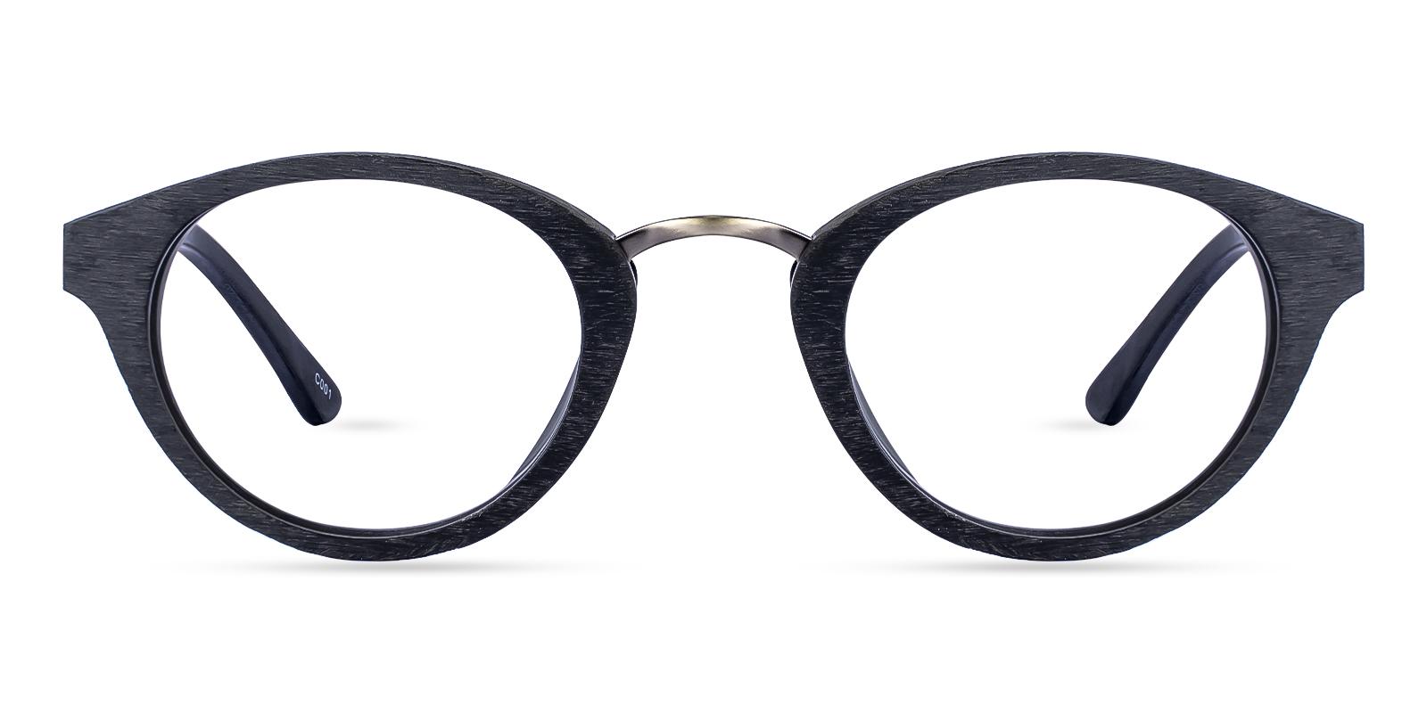 Jayce Black Prescription Glasses Face