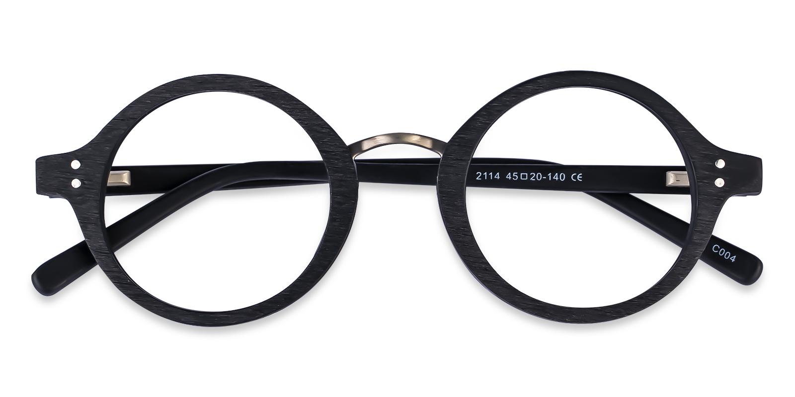 Carter Black Prescription Glasses Front