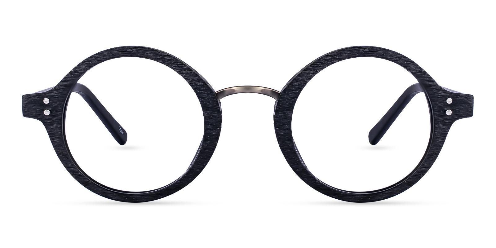 Carter Black Prescription Glasses Face
