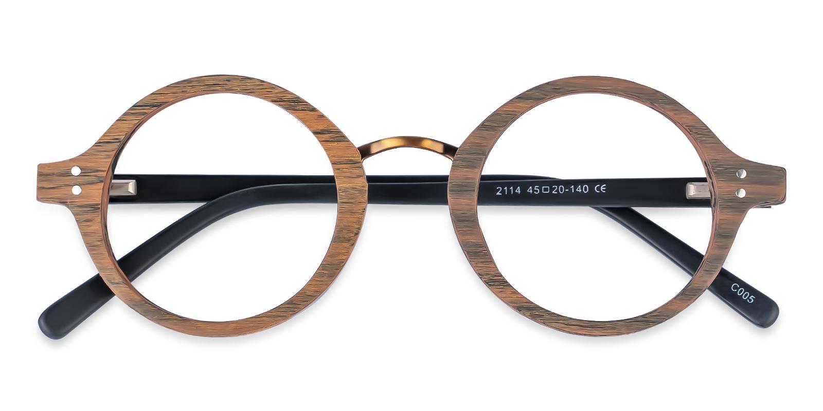 Carter Brown & Black Prescription Glasses Front