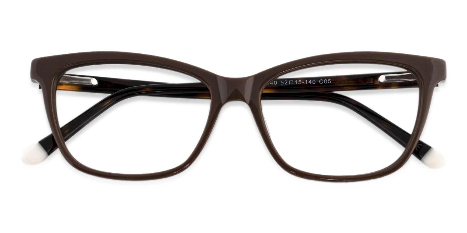 Atwater Brown Prescription Glasses Front