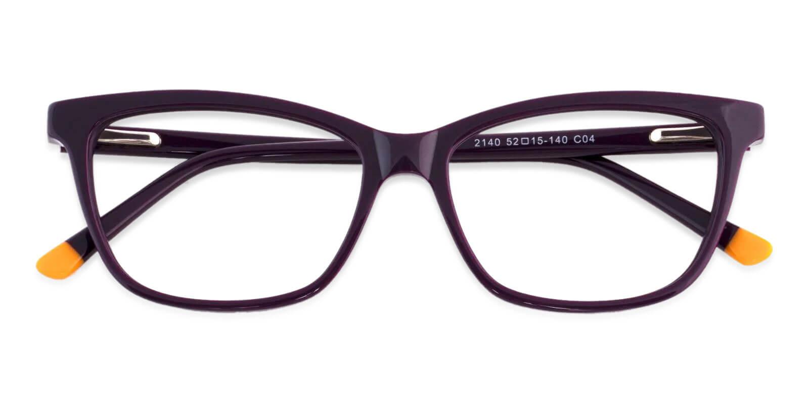 Atwater Purple Prescription Glasses Front