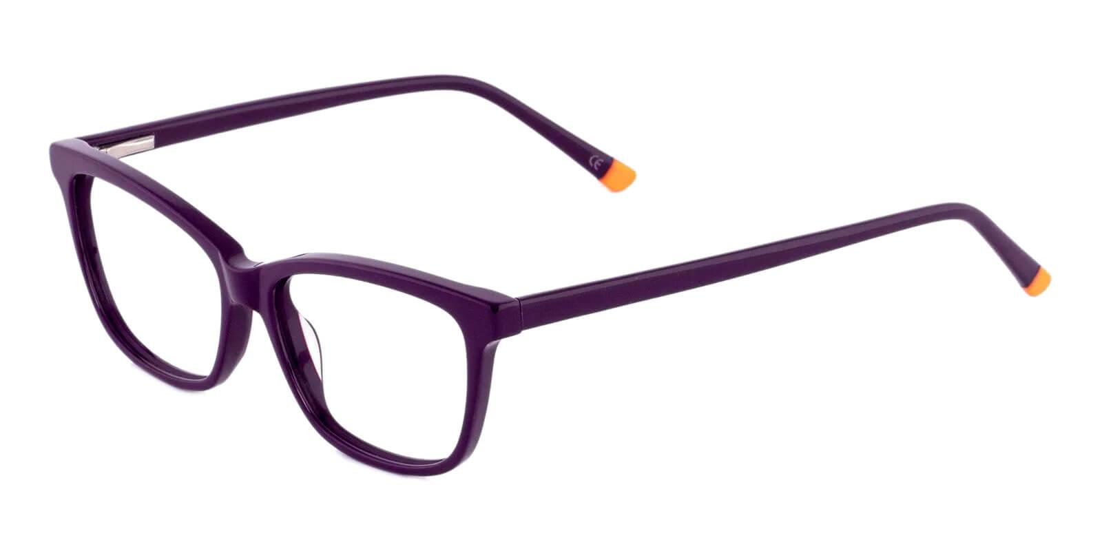Atwater Purple Prescription Glasses Side