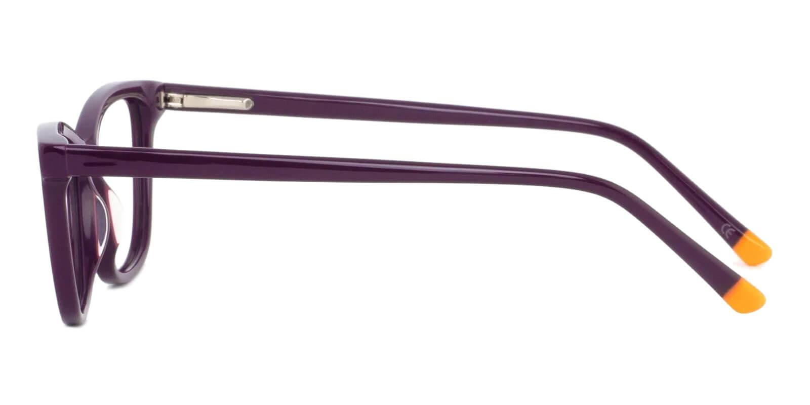 Atwater Purple Prescription Glasses Leg