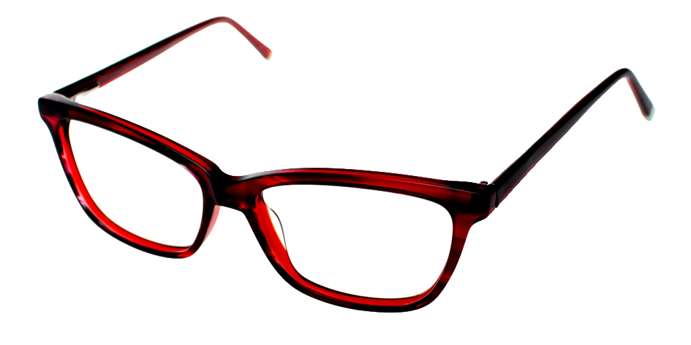 Atwater Red Prescription Glasses Side