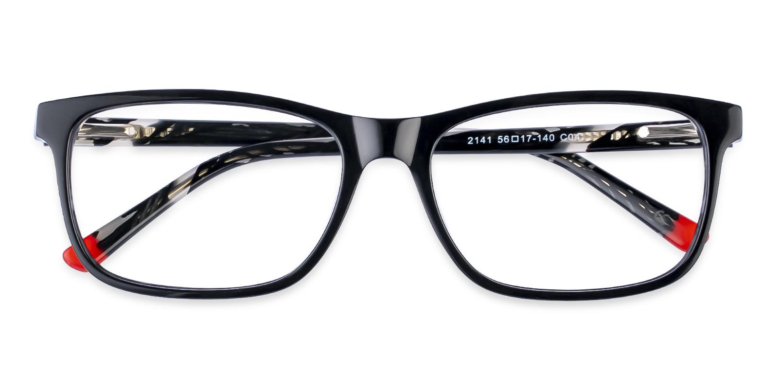 Alhambra Black Prescription Glasses Front