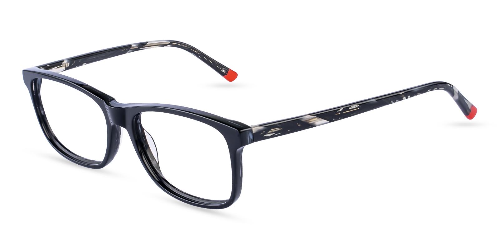 Alhambra Black Prescription Glasses Side