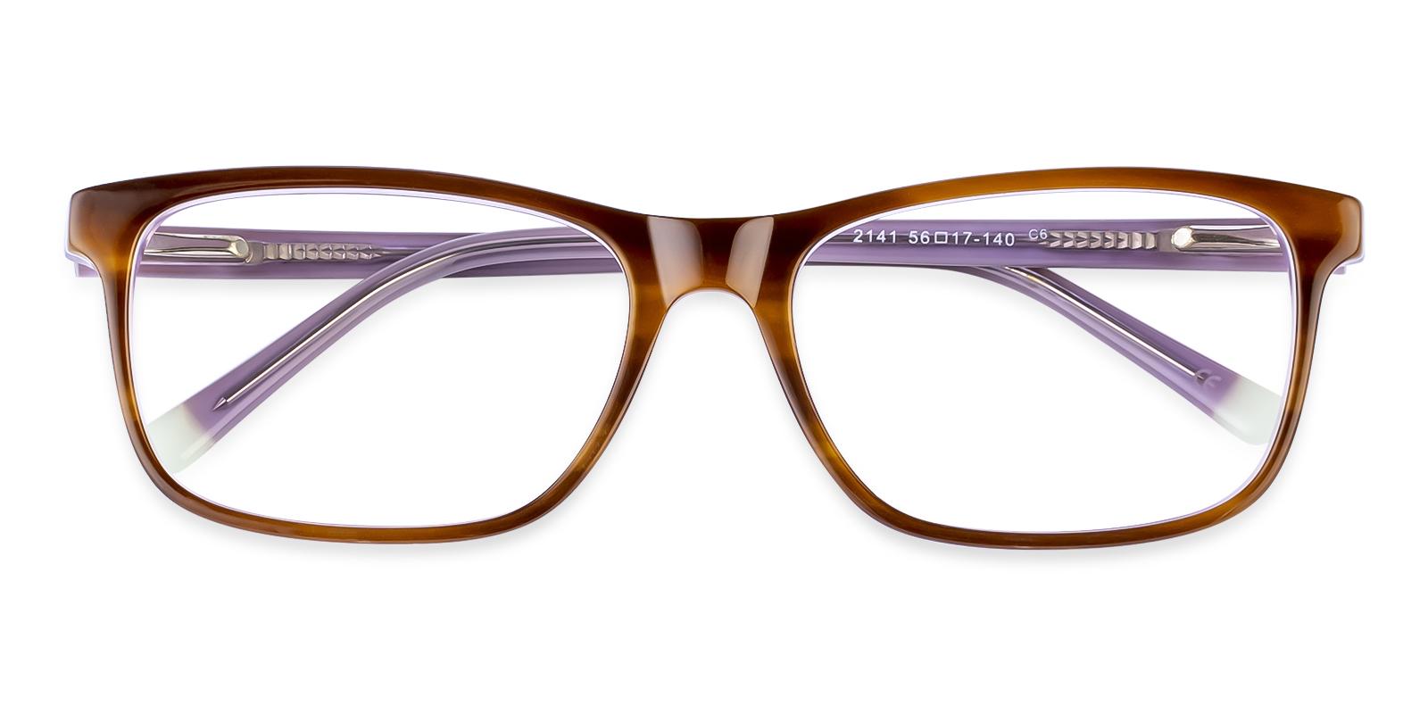 Alhambra Purple Prescription Glasses Front
