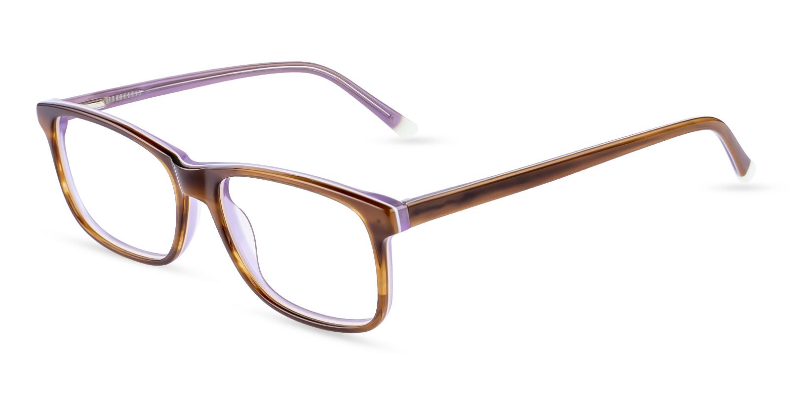 Alhambra Purple Prescription Glasses Side