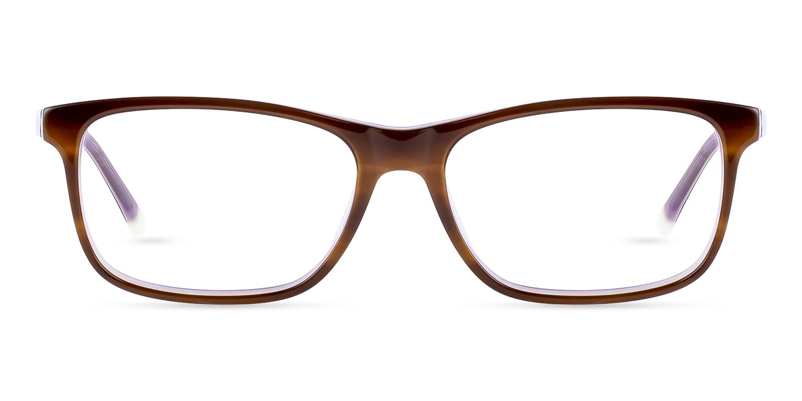 Alhambra Purple Prescription Glasses Face