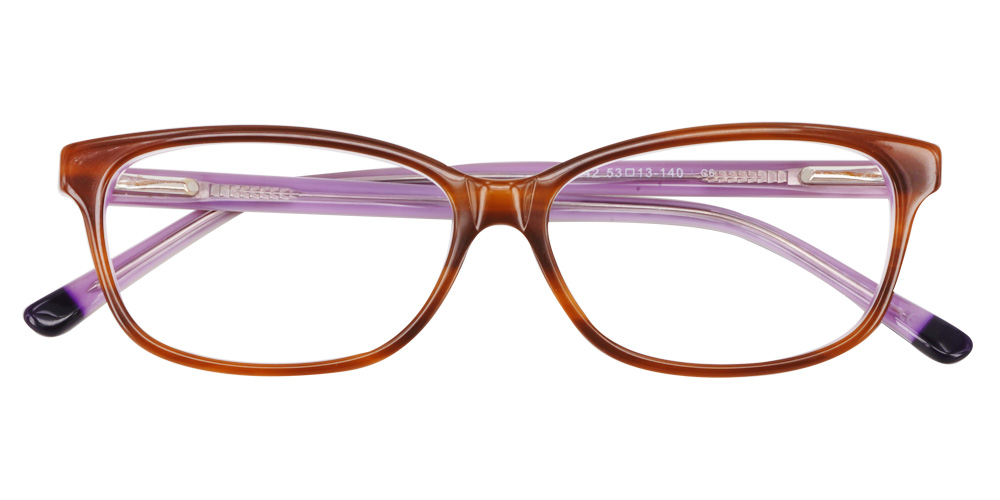 Beacon Brown Prescription Glasses Front