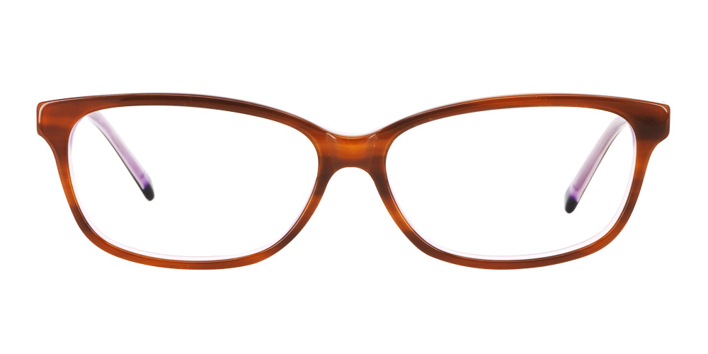 Beacon Brown Prescription Glasses Face