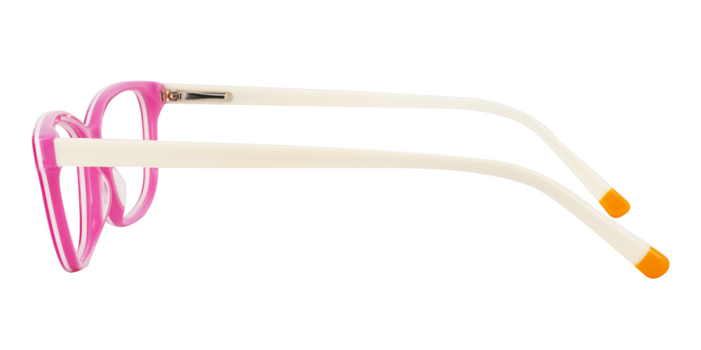 Beacon Pink Prescription Glasses Leg
