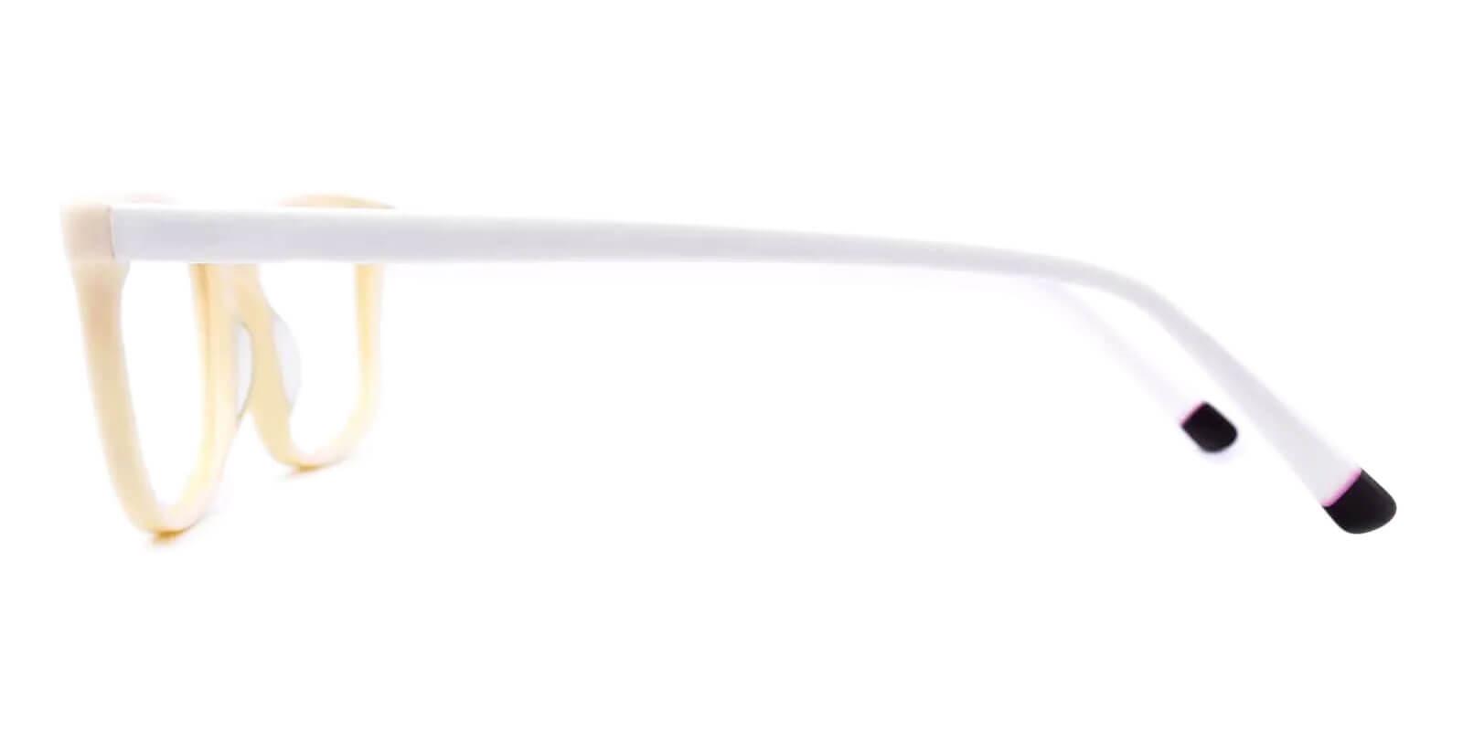 Yountville White Prescription Glasses Leg