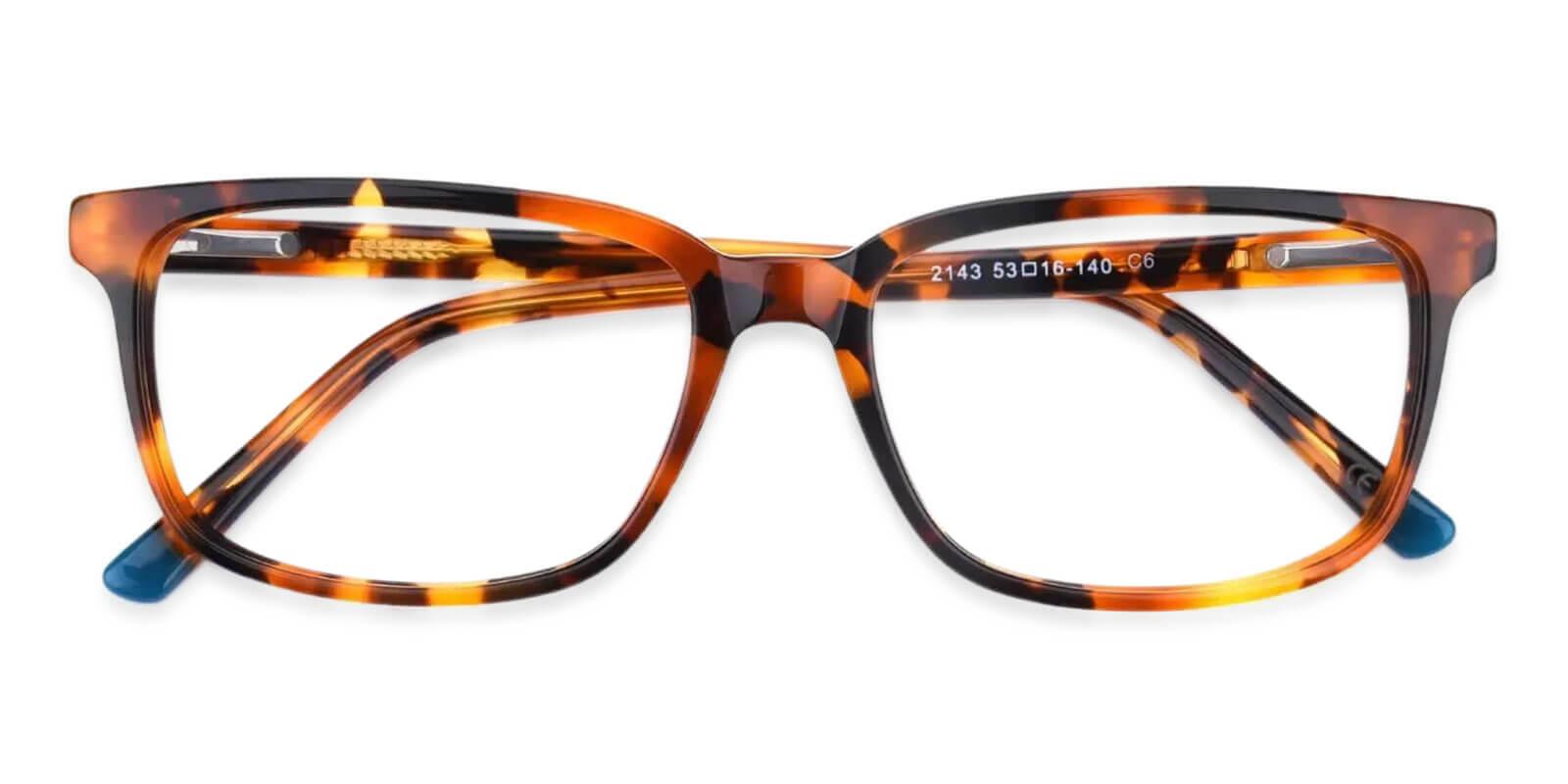 Yountville Tortoise Prescription Glasses Front