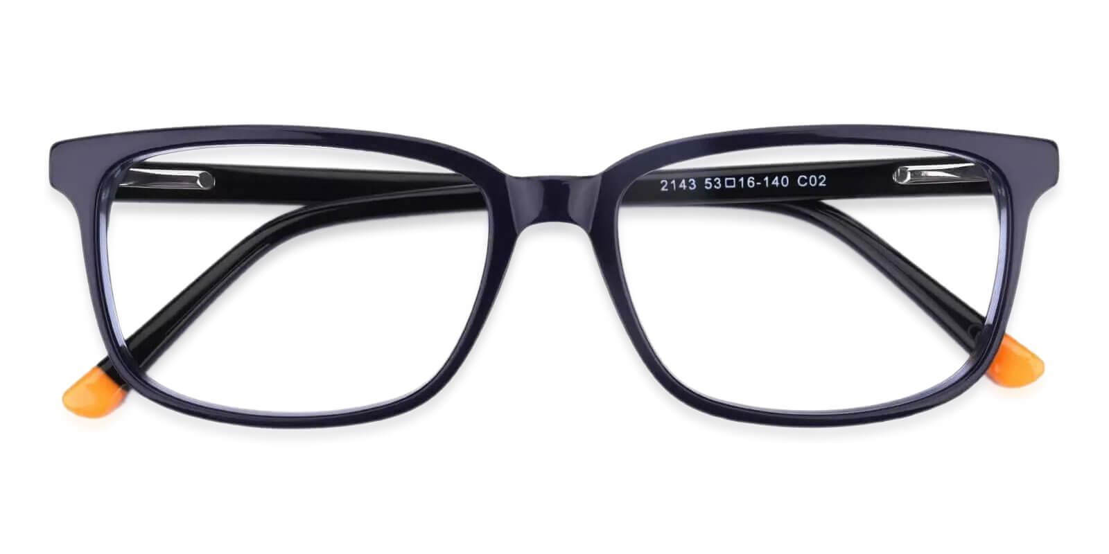 Yountville Blue Prescription Glasses Front