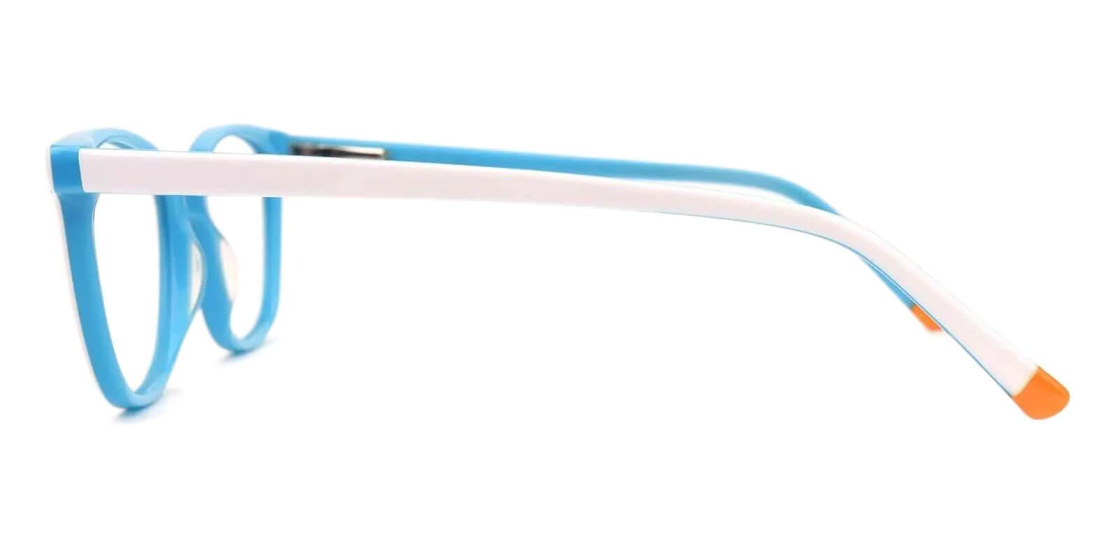 Lathrop Blue & White Prescription Glasses Leg