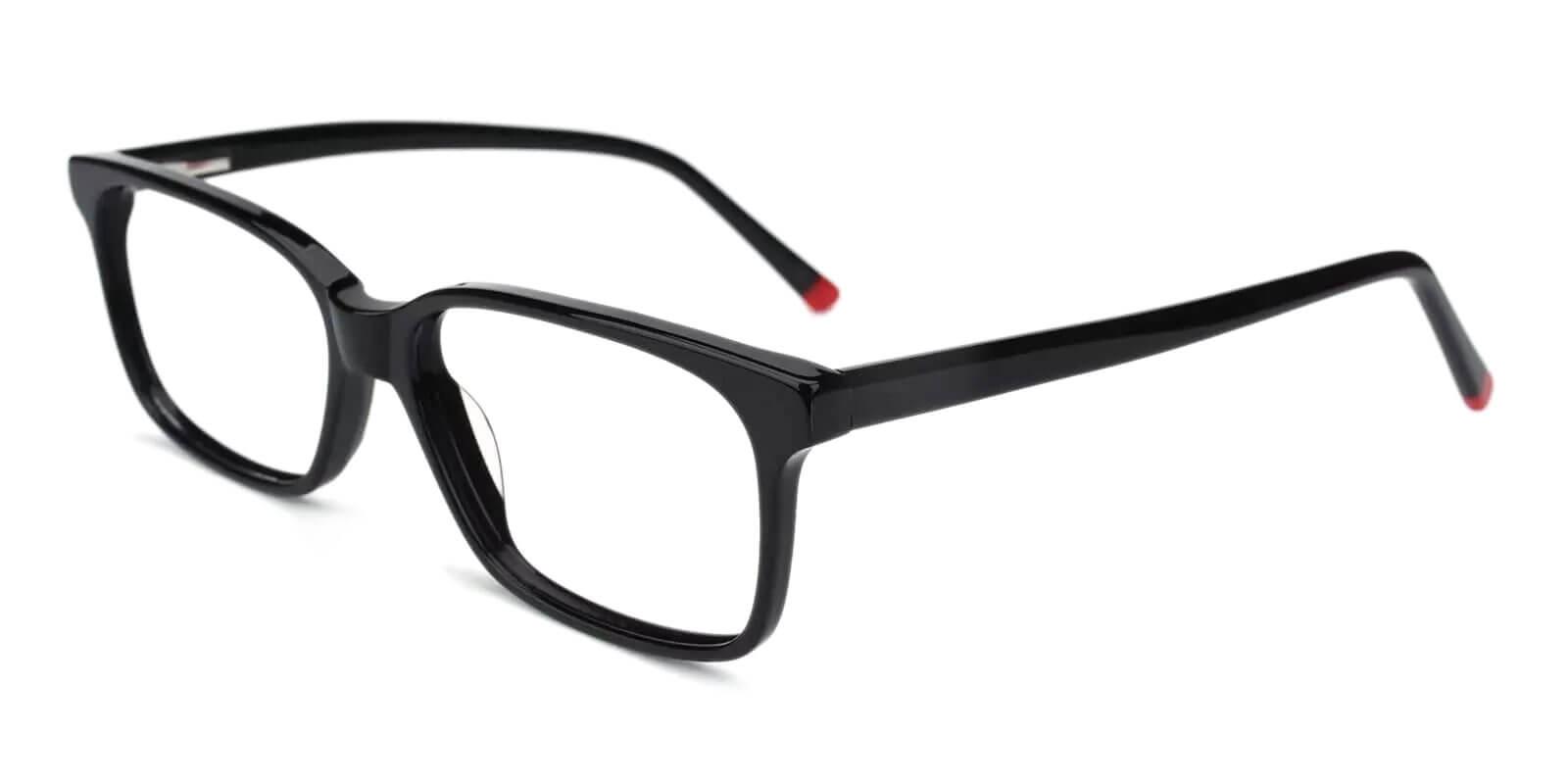 Ezekiel Black Prescription Glasses Side