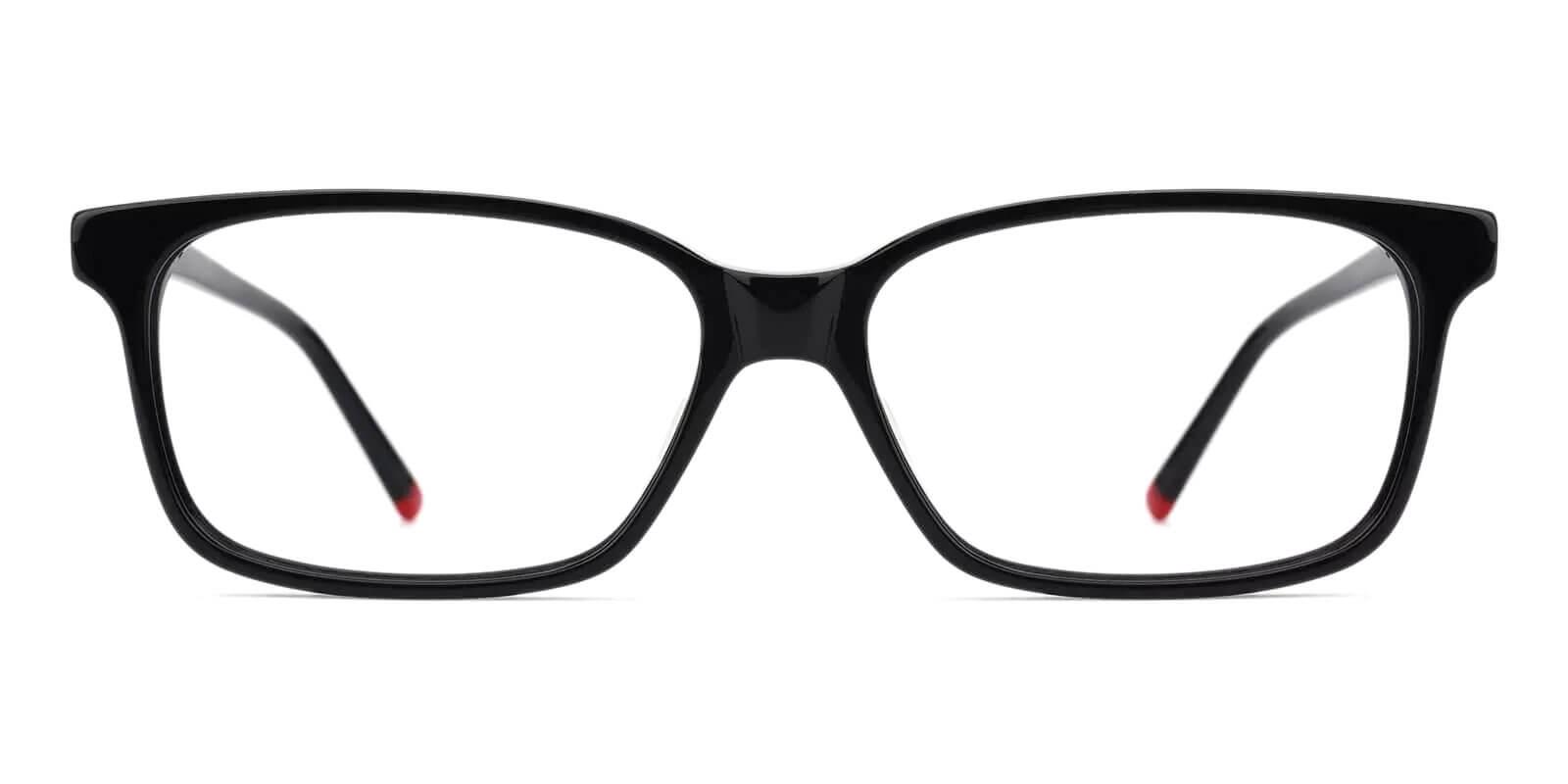 Ezekiel Black Prescription Glasses Face
