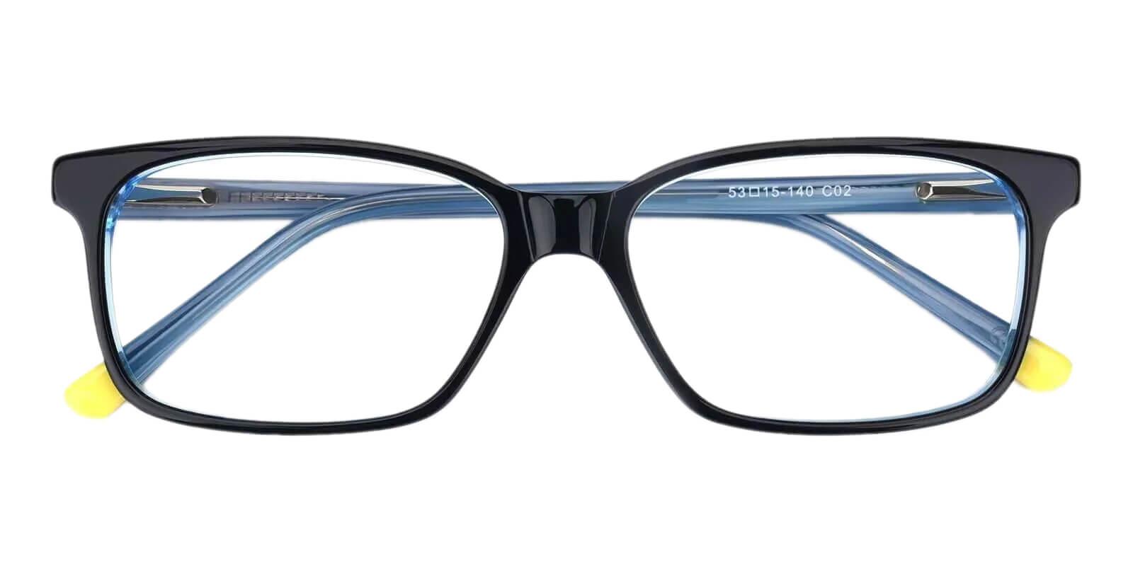 Ezekiel Blue Prescription Glasses Front
