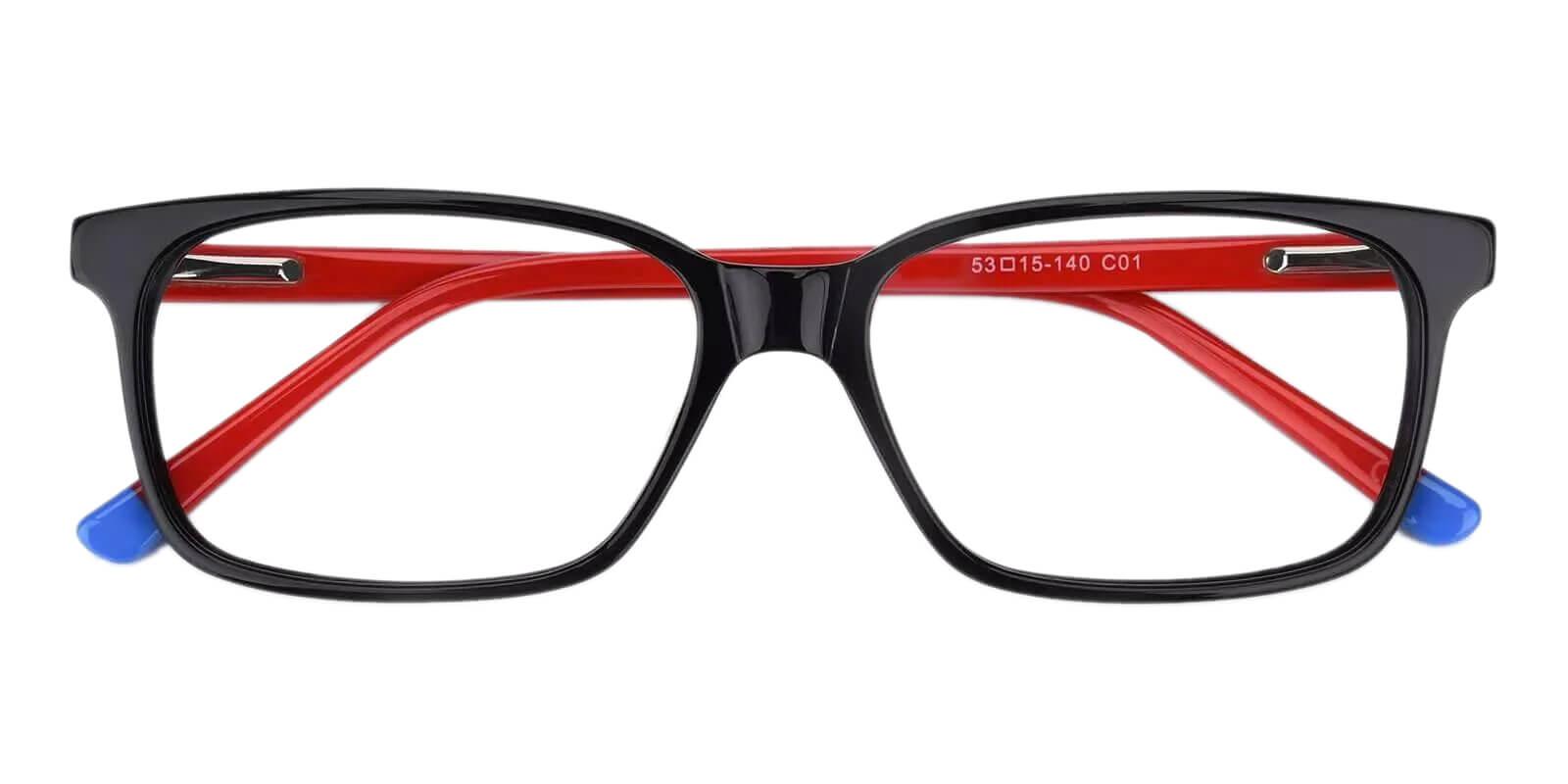 Ezekiel Red Prescription Glasses Front