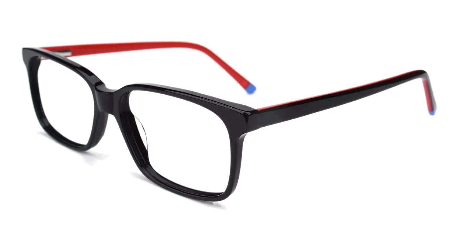 Ezekiel Red Prescription Glasses Side