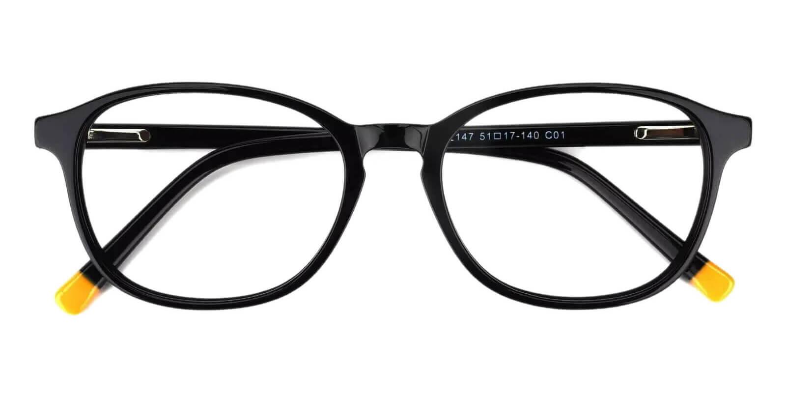 Tehachapi Black Prescription Glasses Front