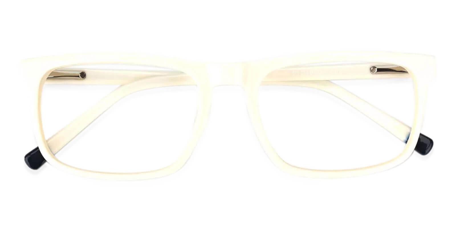 Arcadia White Prescription Glasses Front