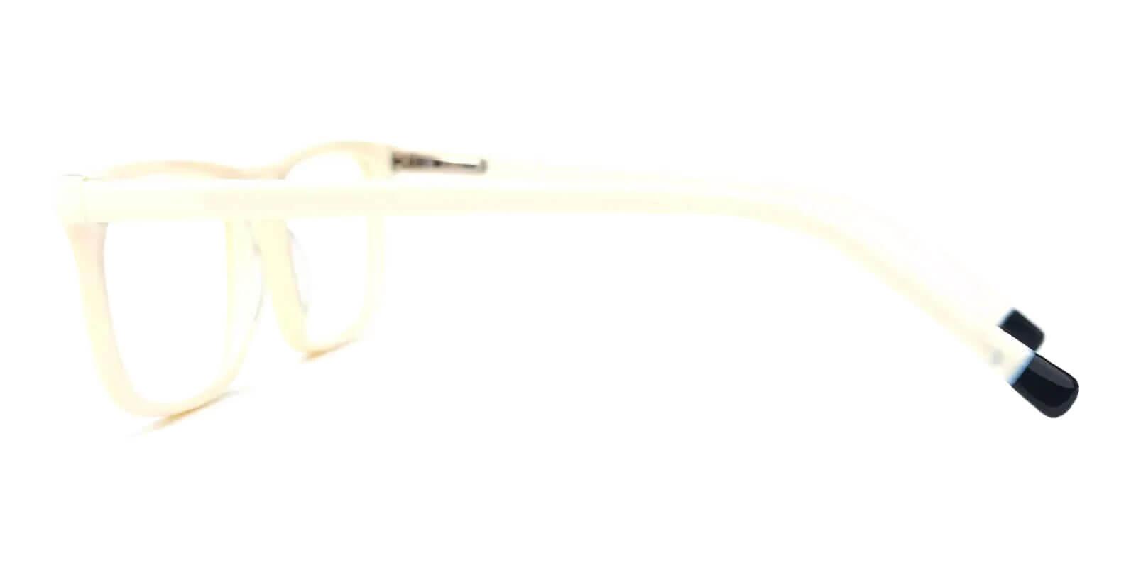Arcadia White Prescription Glasses Leg