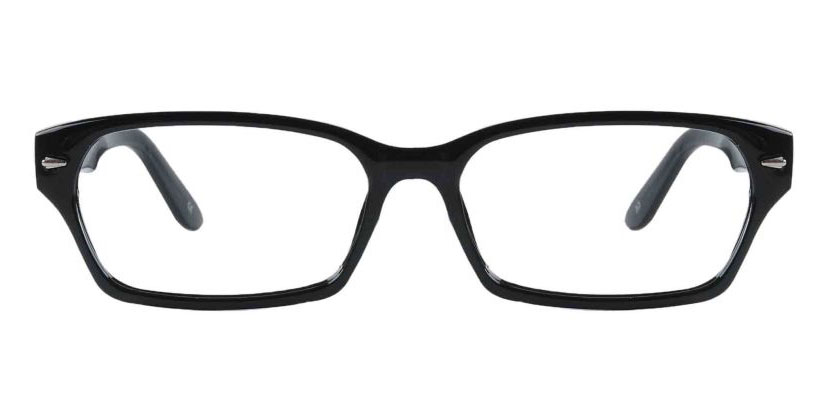 Shafter Black Prescription Glasses Face