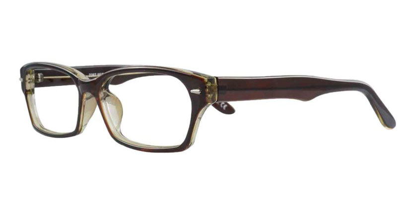 Shafter Brown Prescription Glasses Side
