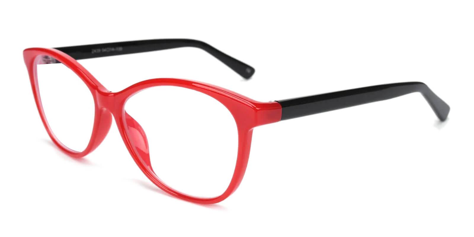 Jamestown Red Prescription Glasses Side