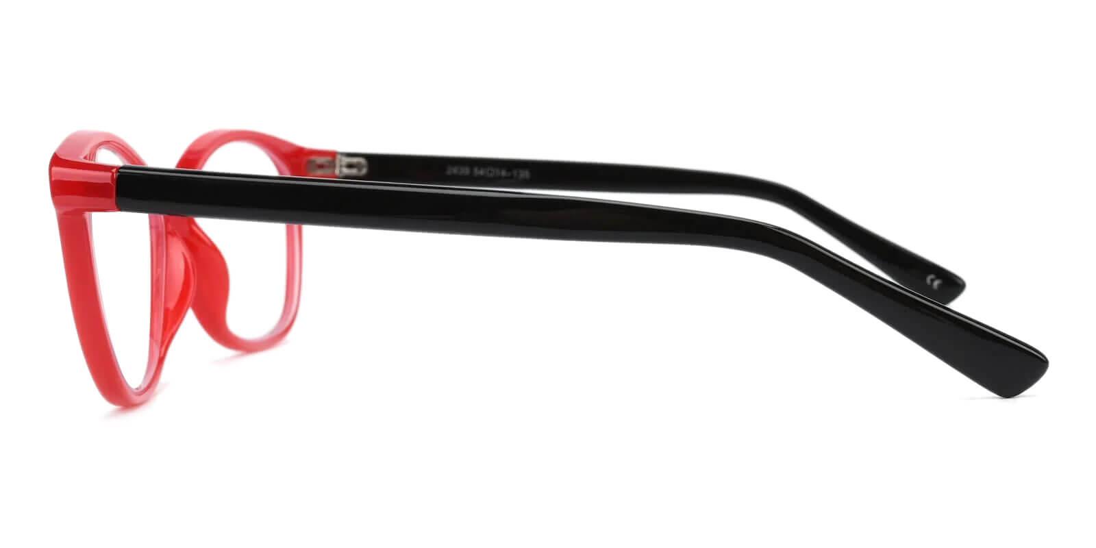 Jamestown Red Prescription Glasses Leg