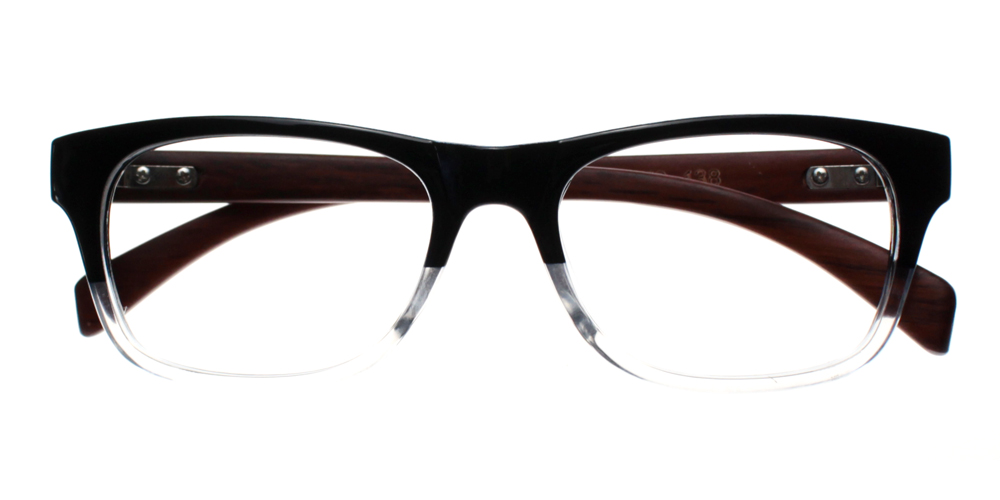 Mendocino Black Prescripiton Glasses Front