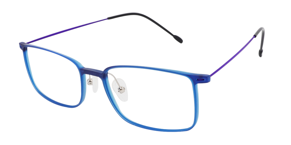 Kevin Blue Prescription Glasses Side