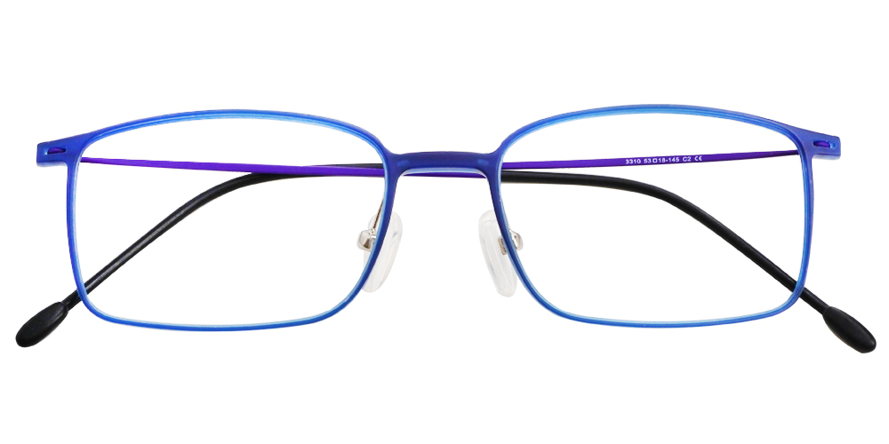 Kevin Blue Prescription Glasses Front