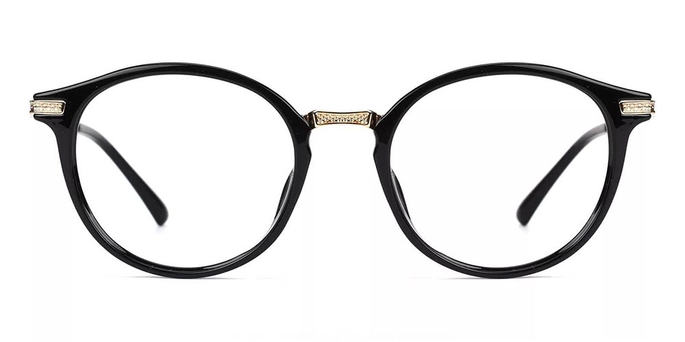 Allen Black Prescription Glasses Face