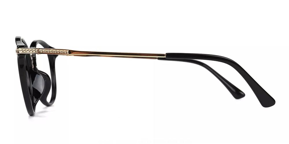 Allen Black Prescription Glasses Leg