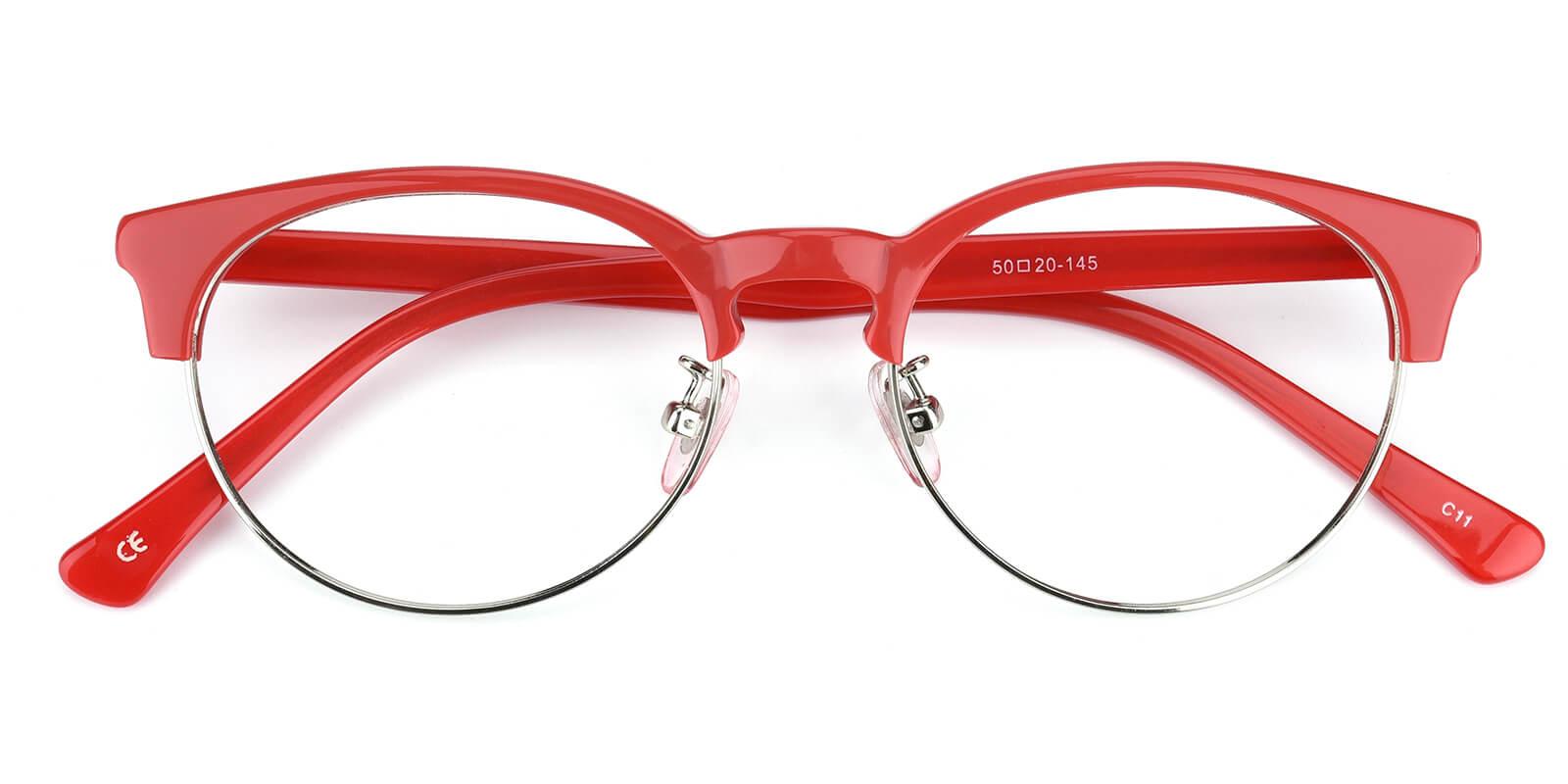Allison Red Prescription Glasses Front