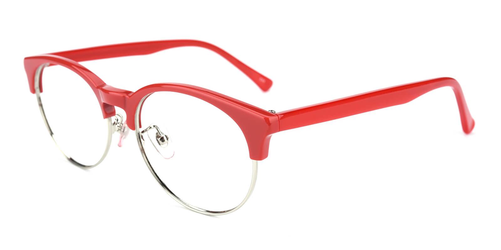 Allison Red Prescription Glasses Side